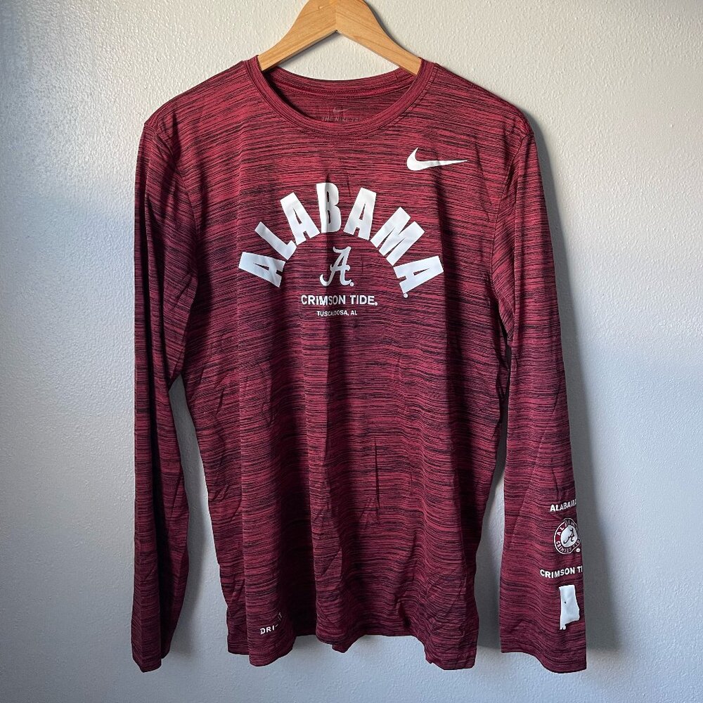 Nike Dri-FIT Alabama Crimson Tide Mens Long Sleeve Shirt